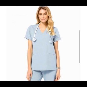 FIGS Dusty blue scrub set